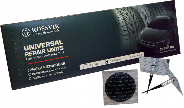 Грибки резиновые Rossvik Г9-3 с адгезивом и спицей, 9мм (15шт/уп) chemistry Грибки резиновые Rossvik Г9-3 с адгезивом и спицей, 9мм (15шт/уп) chemistry