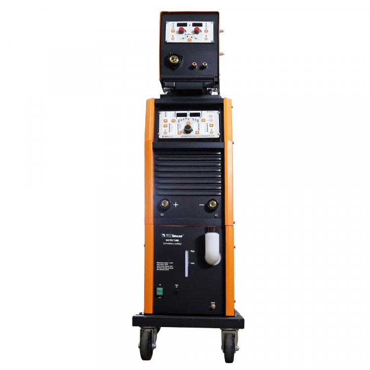 Сварочный полуавтомат SAGGIO MIG 500-NS DOUBLE PULSE  - SAGGIO MIG 500-NS DOUBLE PULSE — инверторный сварочный полуавтомат с полностью цифровым управлением, 4 режима сварки (MIG / MAG, MIG Pulse, MIG Double Pulse, MMA), cинергетическая система управл