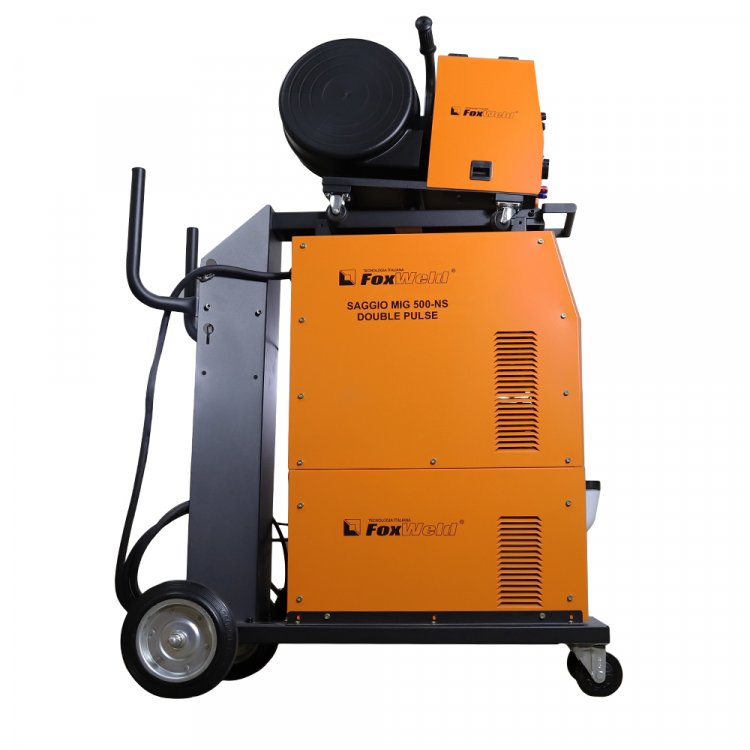 Сварочный полуавтомат SAGGIO MIG 500-NS DOUBLE PULSE - SAGGIO MIG 500-NS DOUBLE PULSE — инверторный сварочный полуавтомат с полностью цифровым управлением, 4 режима сварки (MIG / MAG, MIG Pulse, MIG Double Pulse, MMA), cинергетическая система управл Сварочный полуавтомат SAGGIO MIG 500-NS DOUBLE PULSE - SAGGIO MIG 500-NS DOUBLE PULSE — инверторный сварочный полуавтомат с полностью цифровым управлением, 4 режима сварки (MIG / MAG, MIG Pulse, MIG Double Pulse, MMA), cинергетическая система управл