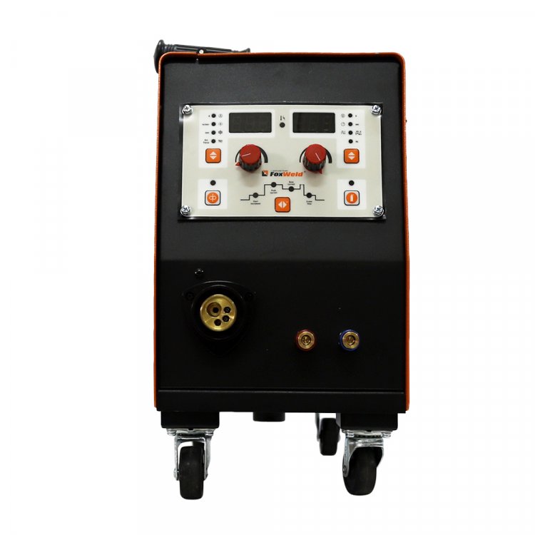 Сварочный полуавтомат SAGGIO MIG 500-NS DOUBLE PULSE  - SAGGIO MIG 500-NS DOUBLE PULSE — инверторный сварочный полуавтомат с полностью цифровым управлением, 4 режима сварки (MIG / MAG, MIG Pulse, MIG Double Pulse, MMA), cинергетическая система управл