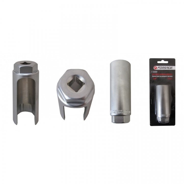 Головка для датчика ''лямбда-зонд''22мм, HEX 25мм, 3/8''(ширина разреза под провод датчика - 20мм), в блистере