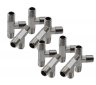 Тройник резьбовой Т-образный M1/4 - M1/4 - M1/4, 10 шт