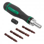 Отвертка реверсивная с набором бит Отвертка реверсивная с набором бит