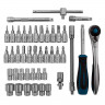 Набор инструментов, 1/4", CrV, 120 зубьев, 42 предмета// Gross