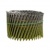 Гвоздь барабанный c винтовой накаткой AERO 2,5х60мм [лента 300 шт]  - Крепеж забивается с помощью пневматического нейлера марки FoxWeld AERO C90 - время на монтаж мягкой кровли сокращается более чем в 3 раза. (арт. 6780)