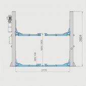 Подъемник 2х-стоечный электрогидравлический 380v PS-4000A Подъемник 2х-стоечный электрогидравлический 380v PS-4000A