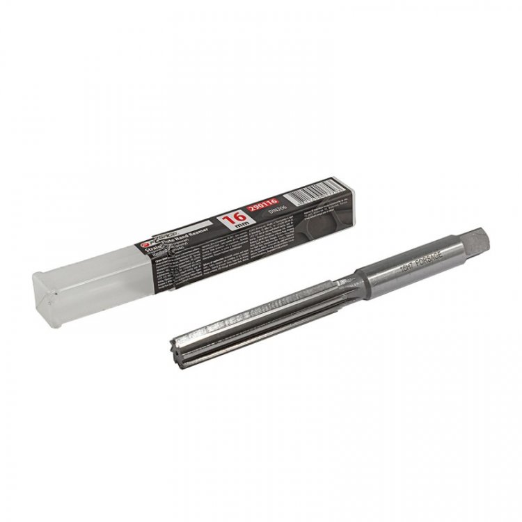 Развертка ручная (прямая) 16мм Profi, в пластиковом футляре