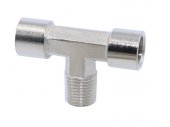 Тройник резьбовой Т-образный F1/4 - M1/4 - F1/4, 1 шт