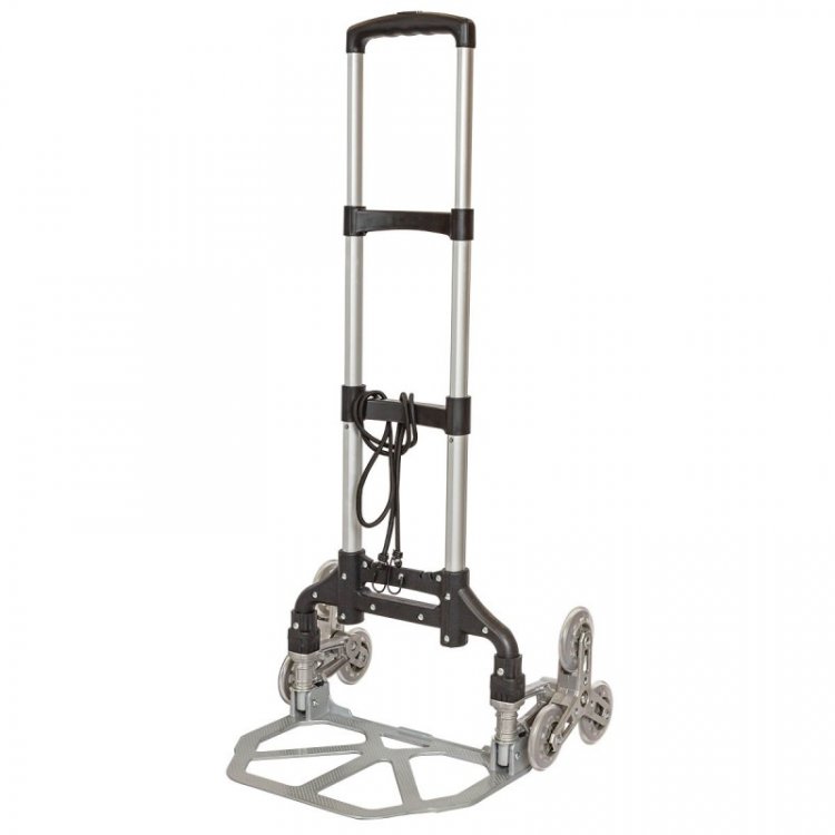 Тележка платформенная складная с телескопической ручкой и колесами на шарнирах для перемещения по неровным поверхностям и ступенькам(390х480мм,г/п70кг Тележка платформенная складная с телескопической ручкой и колесами на шарнирах для перемещения по неровным поверхностям и ступенькам(390х480мм,г/п70кг