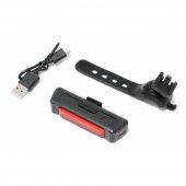 Фонарь LED задний велосипедный (красный, 5 режимов)