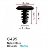 Клипса для крепления внутренней обшивки а/м Мазда/ Мерседес/ Митсубиси пластиковая (100шт/уп.) Клипса для крепления внутренней обшивки а/м Мазда/ Мерседес/ Митсубиси пластиковая (100шт/уп.)