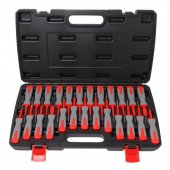 Набор инструментов для разборки электрических разъемов 25пр., в кейсе Набор инструментов для разборки электрических разъемов 25пр., в кейсе