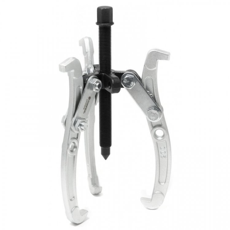 Съемник двух-трехзахватный переставной 6" (Ø захвата 20-150мм, глубина захвата 155мм, длина лап 173мм, ширина лап 17мм, лапы S-образные) Съемник двух-трехзахватный переставной 6" (Ø захвата 20-150мм, глубина захвата 155мм, длина лап 173мм, ширина лап 17мм, лапы S-образные)