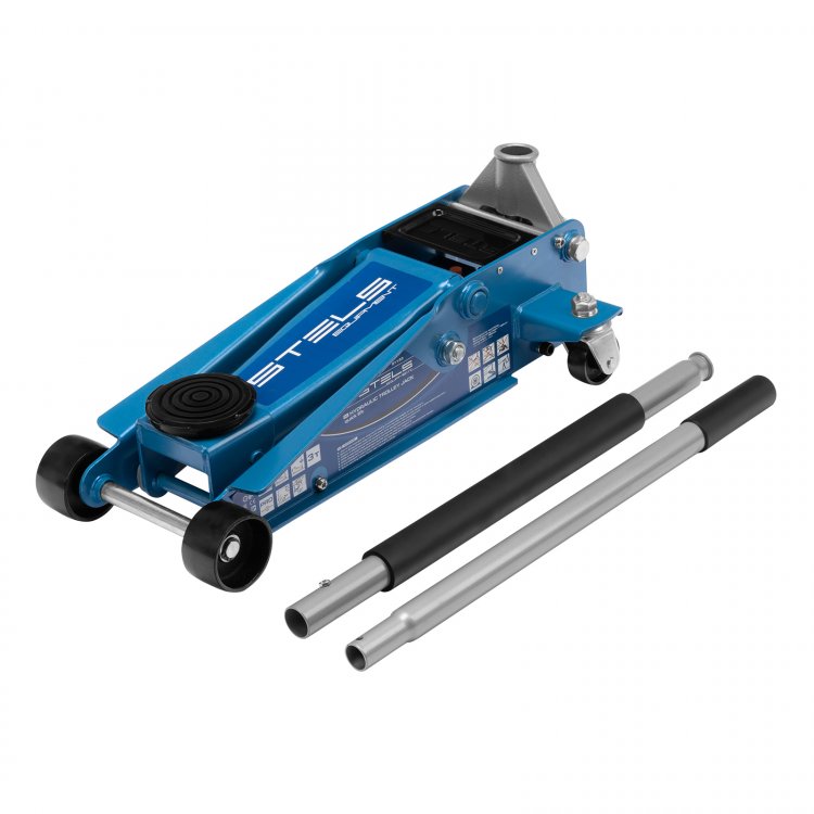 Домкрат гидравлический подкатной, быстрый подъем, Зт QUICK LIFT, 130-465 мм, проф// Stels