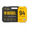 Набор инструментов, 1/2", 1/4", CrV, S2, пластиковый кейс, 94 предмета// Denzel