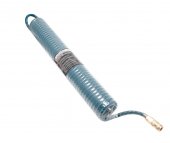 Шланг витой полиуретановый 8мм х 12мм х 5м с быстроразъемами (максимальное давление - 15bar, рабочая температура от -20 до +60 гр.) Шланг витой полиуретановый 8мм х 12мм х 5м с быстроразъемами (максимальное давление - 15bar, рабочая температура от -20 до +60 гр.)