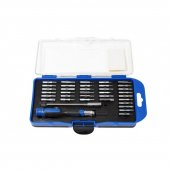 Отвертка ювелирная с удлинителем и набором бит, 36пр., в пластиковом футляре