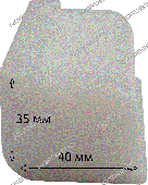 N4121A-4T/#S-BLOCK, Блок скольжения для N4121A-4T (до 2022) NORDBERG SN-4B1L2O1AC-K4T/#S-BLOCK