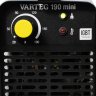 Сварочный аппарат Varteg 190 мини - Работает от 140В. Горячий старт, форсаж дуги, антизалипание. MMA, розетки 25 мм2, напряжение питания: 220В±15%, Диапазон сварочного тока: 20-190А, ПВ: 100%, ремень для переноски, комплектация: кабели 1,2 м, электро