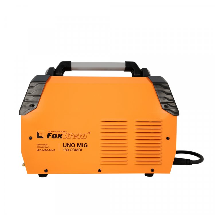 Сварочный полуавтомат UNO MIG 180 COMBI - Напряжение сети, В: 220, Номинальный ток потребления, А: 27,6, Сварочный ток (MIG/MMA), A: 40–180 / 20-140, Артикул: 6787 Сварочный полуавтомат UNO MIG 180 COMBI - Напряжение сети, В: 220, Номинальный ток потребления, А: 27,6, Сварочный ток (MIG/MMA), A: 40–180 / 20-140, Артикул: 6787