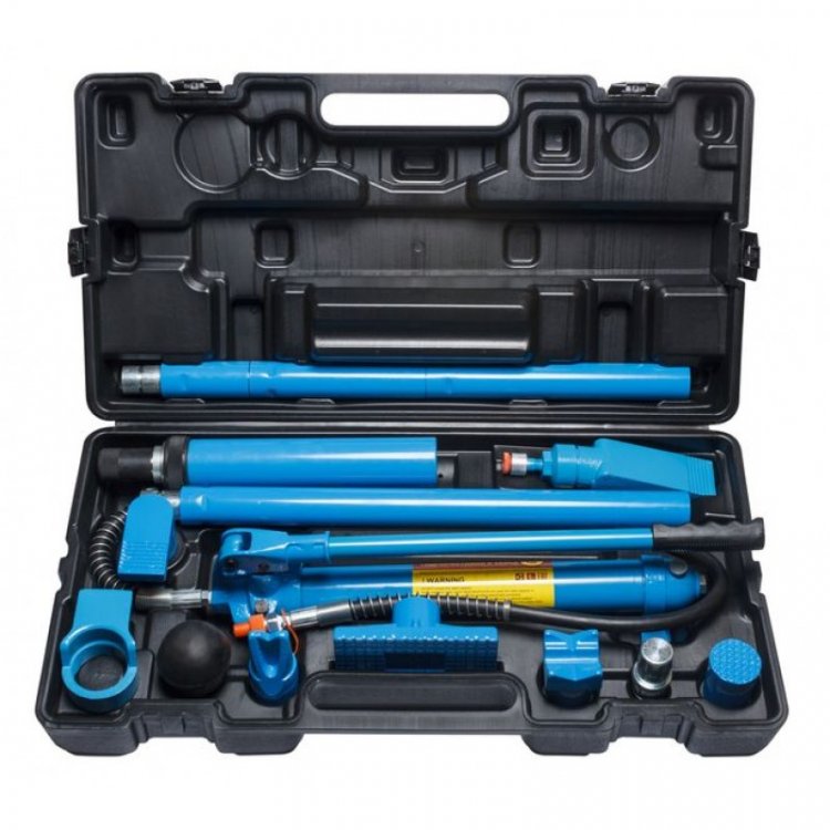 Набор гидравлического оборудования для кузовных работ "профи" 10т в кейсе