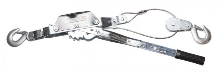 Лебедка рычажная тяговая, 2т (диаметр троса-4.5мм, длина троса- 2.2/1.1м) Лебедка рычажная тяговая, 2т (диаметр троса-4.5мм, длина троса- 2.2/1.1м)