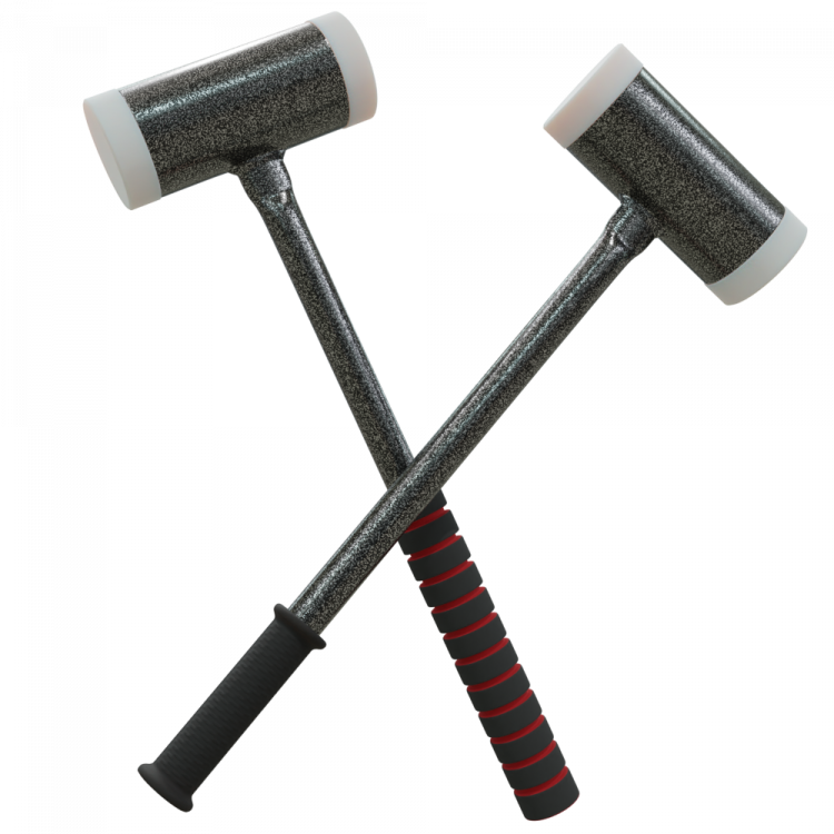 Кувалда «без отскока» 3100гр для правки дисков со сменными бойками 70 мм / безынерционный / GAROPT Кувалда «без отскока» 3100гр для правки дисков со сменными бойками 70 мм / безынерционный / GAROPT