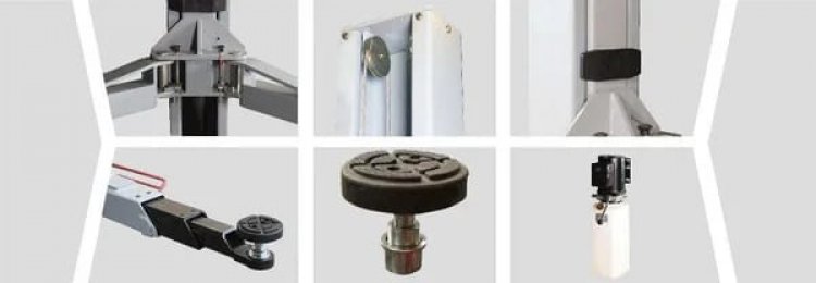 Подъемник horex двухстоечный электрогидравлический с нижней синхронизацией, 5.0 т, арт. № HL-5.0 HZ