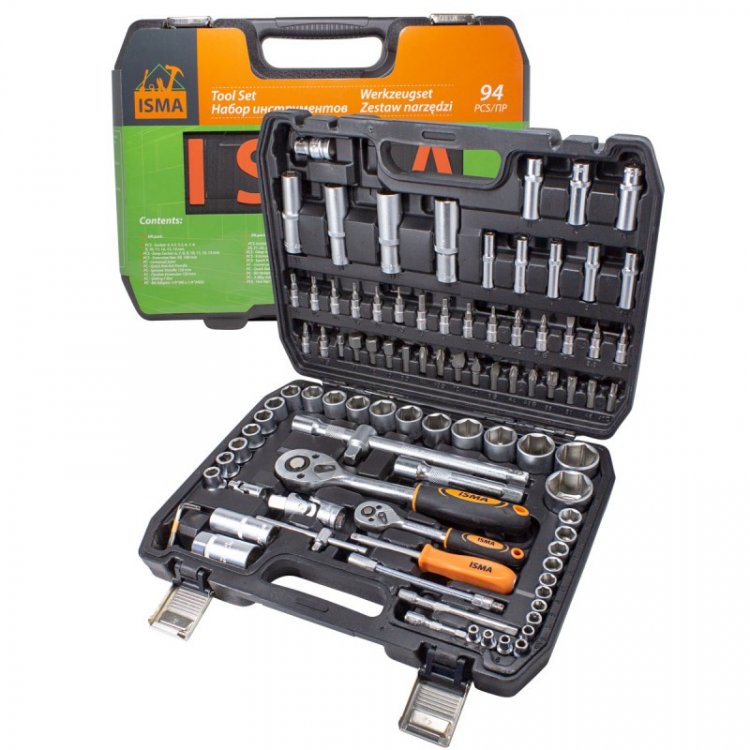 Набор инструментов 94пр.1/4''1/2''(6гр.)(4-32мм) Набор инструментов 94пр.1/4''1/2''(6гр.)(4-32мм)