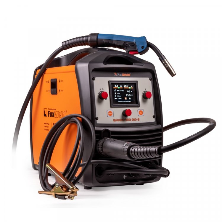СВАРОЧНЫЙ ПОЛУАВТОМАТ SAGGIO MIG 200-S (ПР-ВО FOXWELD/КНР)