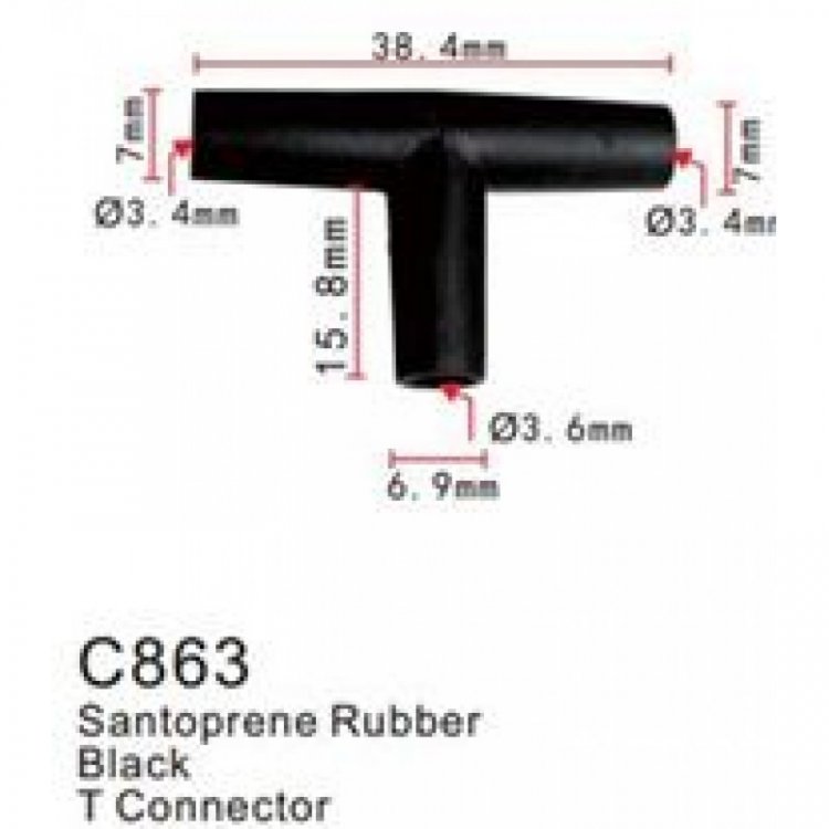 Клипса для крепления внутренней обшивки а/м универсальная пластиковая (100шт/уп.)