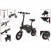 Электросамокат( 350Вт (36В); 5 Аh;  рама: алюминиевый сплав;max скорость-20 км/ч;пробег на одном заряде-20км;дисковый тормоз(задний); вес-10кг; черный