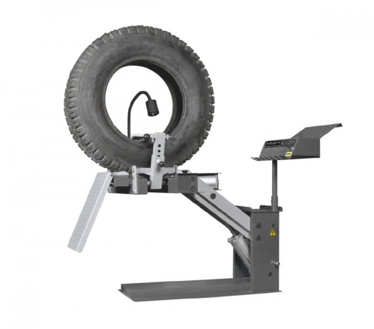 Борторасширитель стационарный для грузовых колес. Пневмопривод.