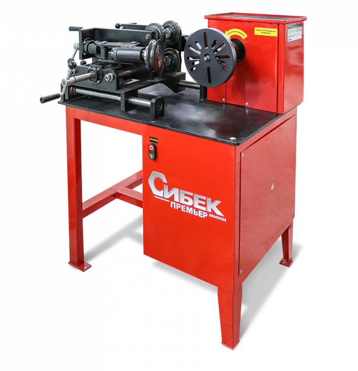 Премьер-Мини  (ДП10.000.000 СБ) Стенд для правки дисков (электрический стенд (220в / 380в) с винтовым приводом роликов для прокатки стальных дисков)
