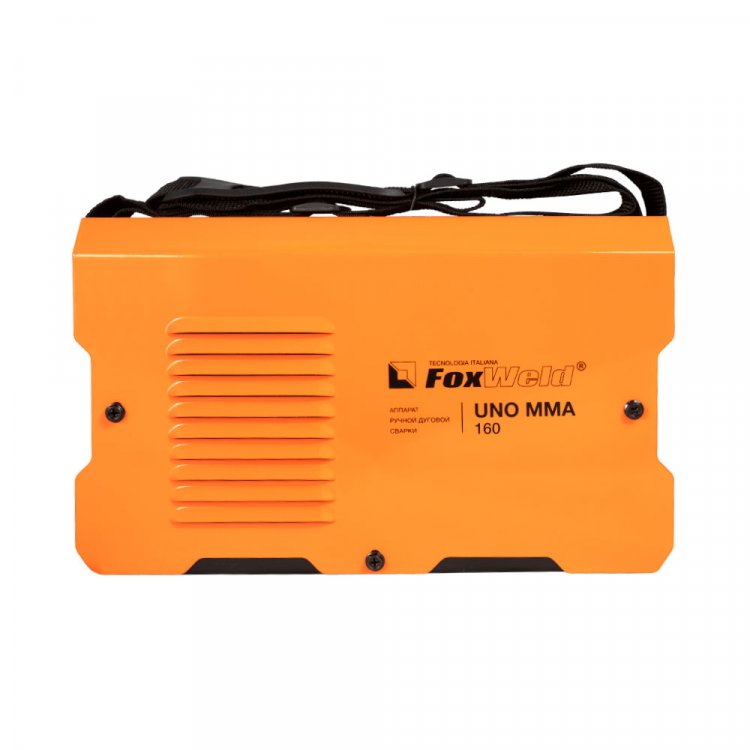 Сварочный аппарат UNO MMA 160 - Цифровой дисплей. Горячий старт, форсаж дуги, антизалипание. MMA, панельные розетки 35 мм2, напряжение питания: 220В±15%, Диапазон сварочного тока: 20-160А, ПВ: 100%, ремень для переноски, комплектация: кабели 3 м, эле Сварочный аппарат UNO MMA 160 - Цифровой дисплей. Горячий старт, форсаж дуги, антизалипание. MMA, панельные розетки 35 мм2, напряжение питания: 220В±15%, Диапазон сварочного тока: 20-160А, ПВ: 100%, ремень для переноски, комплектация: кабели 3 м, эле