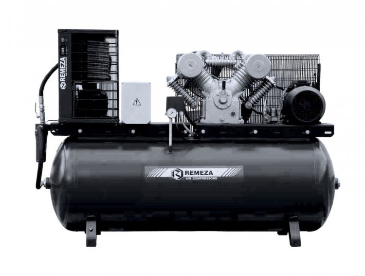 Компрессор поршневой с реф.осушителем 500.LB75Д REMEZA (Белоруссия): 950 л/мин., 10 бар, ресивер 500 л., 5,5 кВт, 380В, габариты без упак. 1950х630х1355 мм, 312 кг. Компрессор поршневой с реф.осушителем 500.LB75Д REMEZA (Белоруссия): 950 л/мин., 10 бар, ресивер 500 л., 5,5 кВт, 380В, габариты без упак. 1950х630х1355 мм, 312 кг.