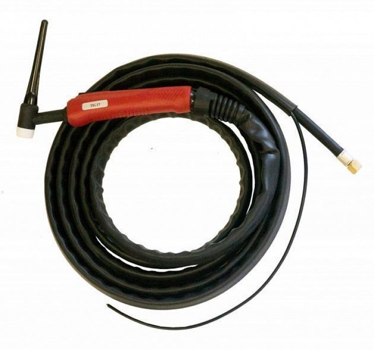 Горелка TIG 17 140A(35%) M12x1, 8m (без управляющих разъемов) Горелка TIG 17 140A(35%) M12x1, 8m (без управляющих разъемов)