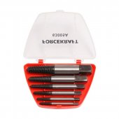 Набор экстракторов резьбы,6пр.(М3-М25; Ø:3-6мм, 6-8мм, 8-11мм, 11-14мм, 14-18мм, 18-25мм; "мелкий шаг"), в пластиковом футляре