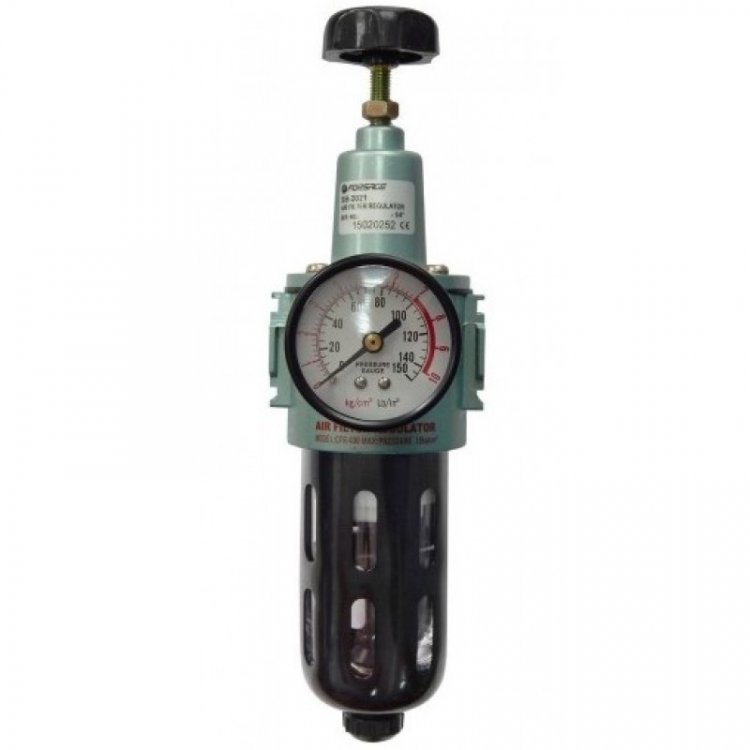 Фильтр тонкой очистки 5Мк с регулятором и манометром для  пневмосистем 1/2"