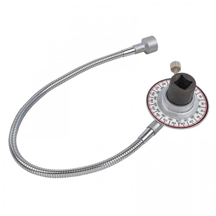 Шкала доворотная стальная с магнитным креплением (длина крепления 400мм, шкала 360º, цена деления 2º, шаг делений 30º)