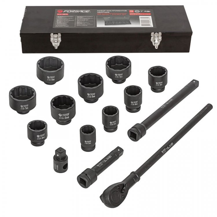 Набор инструментов ударных 15пр., 1" (12гр.)