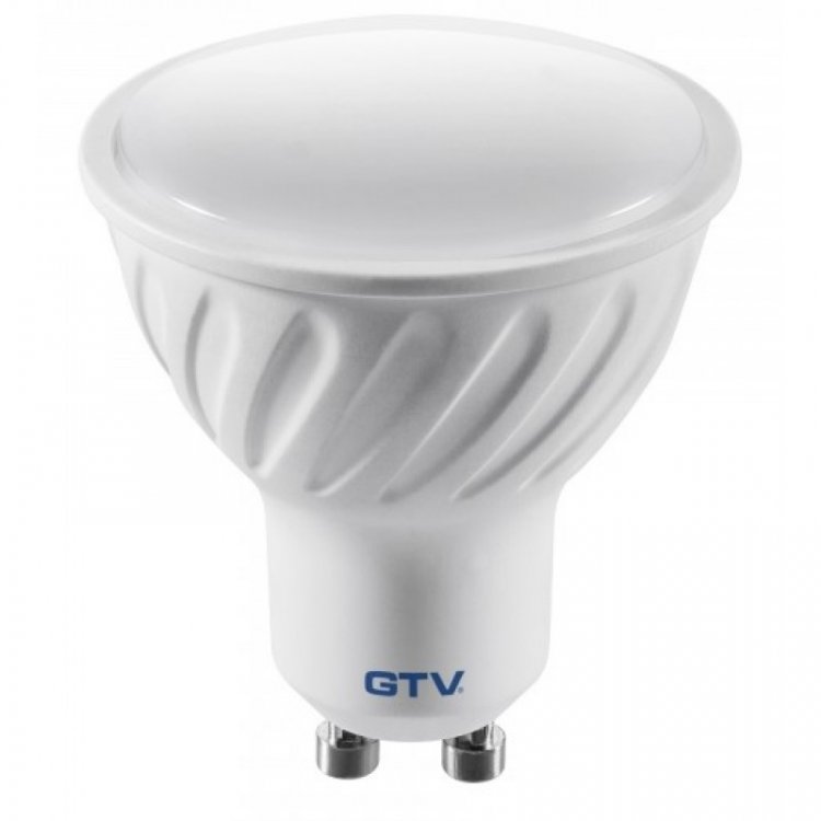 Лампочка светодиодная GU10, SMD 2835, 4000K, 7,5W, AC220-240V, 50-60Hz, 120град, 570lm