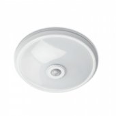 Светильник светодиодный ITALIA с датчиком движения, 8W, 640lm, 4000K, IP40, AC110-240V, 50/60Hz, 360град, белый корпус