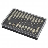 Адаптер для индикатора часового типа, набор 22пр. Адаптер для индикатора часового типа, набор 22пр.