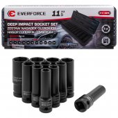 Набор головок ударных глубоких 11пр. 1/2" 6pt Набор головок ударных глубоких 11пр. 1/2" 6pt