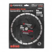 Круг отрезной сегментный алмазный 230мм (посадочный диаметр 22мм, 6600 об/мин),в блистере Круг отрезной сегментный алмазный 230мм (посадочный диаметр 22мм, 6600 об/мин),в блистере