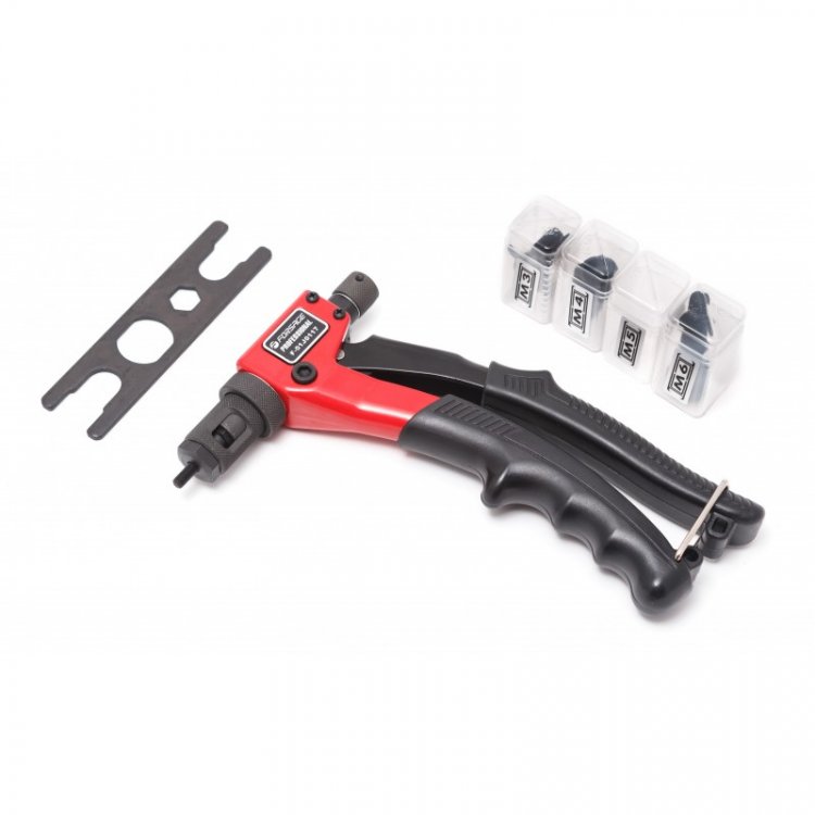 Заклепочник ручной резьбовой (L - 210мм, резьбовые адаптеры - м3, м4, м5, м6,) Заклепочник ручной резьбовой (L - 210мм, резьбовые адаптеры - м3, м4, м5, м6,)