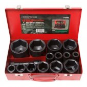 Набор головок ударных глубоких с удлинителем 150мм, 14пр., 3/4" 6гр.(17,19,22,24,27,30,32,36,41,46,50,55,60,65мм),в метал. кейсе Набор головок ударных глубоких с удлинителем 150мм, 14пр., 3/4" 6гр.(17,19,22,24,27,30,32,36,41,46,50,55,60,65мм),в метал. кейсе