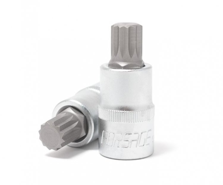 Головка бита SPLINE 12-лучевая M6 1/2" (L-55мм) Головка бита SPLINE 12-лучевая M6 1/2" (L-55мм)