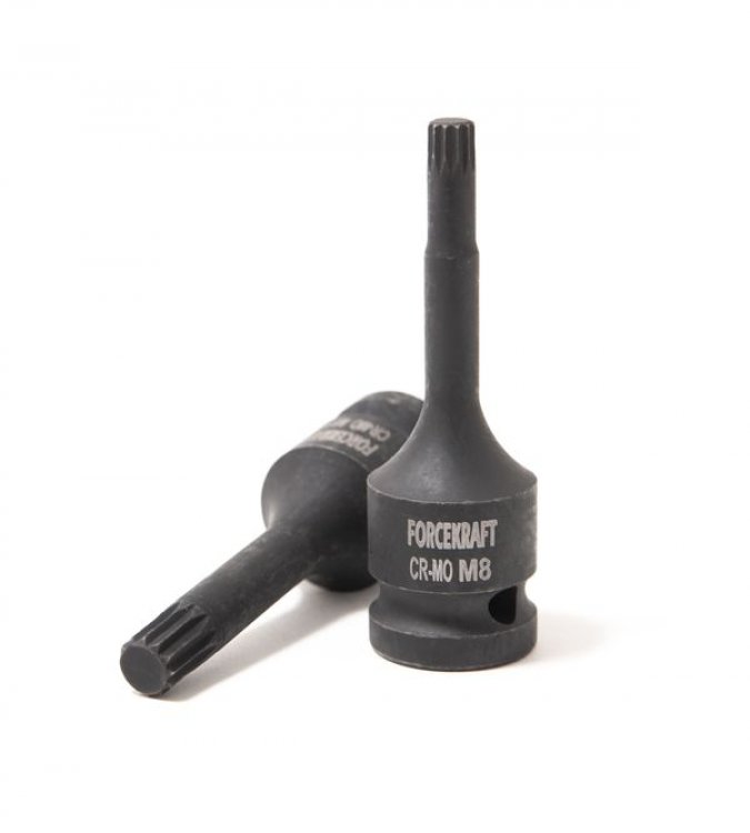 Головка-бита SPLINE ударная M8,1/2"